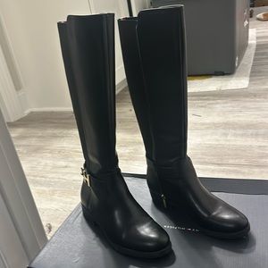 Tommy Hilfiger black riding boots